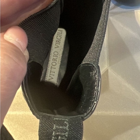 Made in Italy Vittorio Virgili black leather Boots size EU37 - Picture 8 of 9